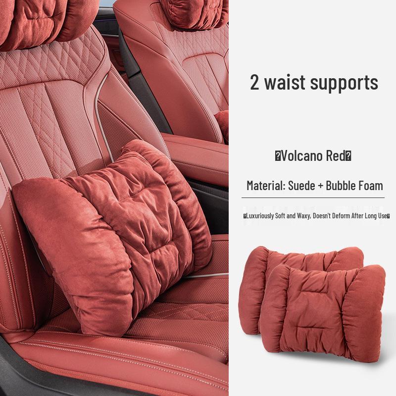 Compatible with Adita 12 Car-Specific: Headrest, Lumbar, and Neck Support Pillows