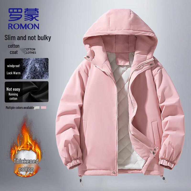 

Romon Men s Winter Warm Hooded Jacket M