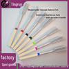 Stainless Steel Telescopic BBQ Fork with Wooden Handle - U-shaped Skewer for Hot Dogs