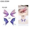 Party Stickers, Trendy Gold and Silver Embossed Valentine's Day Tattoo Stickers, Waterproof and Long-lasting Fake Tattoo Stickers