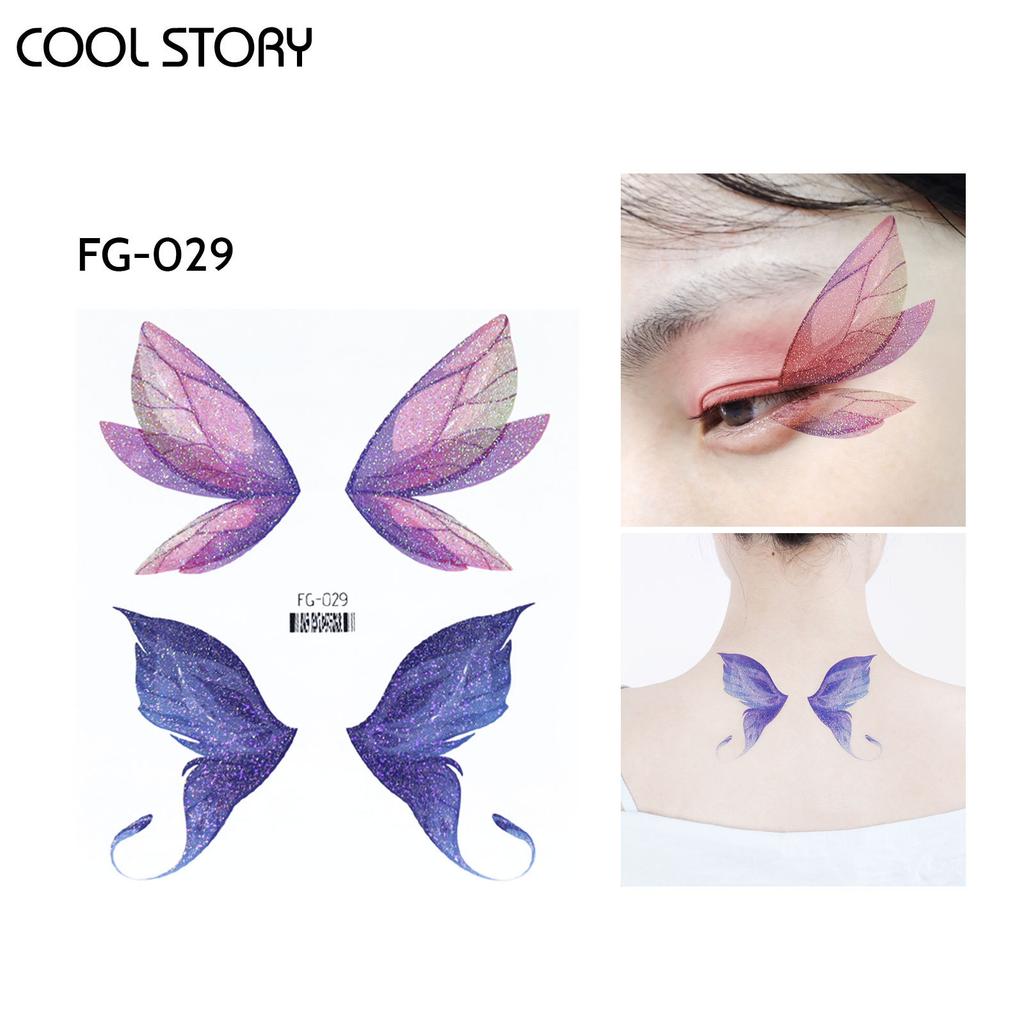 Party Stickers, Trendy Gold and Silver Embossed Valentine's Day Tattoo Stickers, Waterproof and Long-lasting Fake Tattoo Stickers