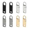 8 Pcs Detachable Zipper Repair Set 4 Colors Metal Zipper Pull Replacement Instant Fix Zipper Repair Kit Spare Zipper Pulls Set