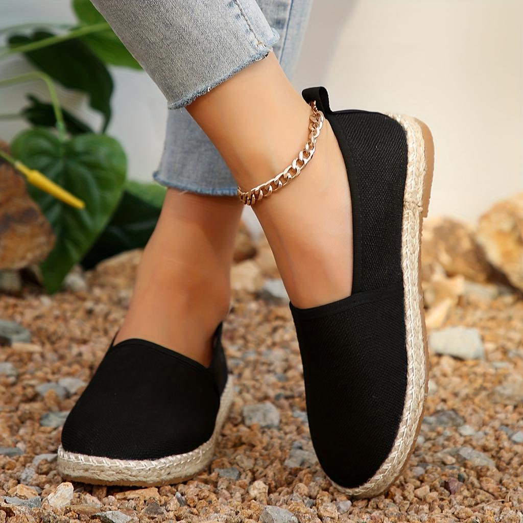 Women's 2025 Fall New Arrival Round-Toe Slip-On Casual Comfortable Flat Oversized One-Step Bean Shoes