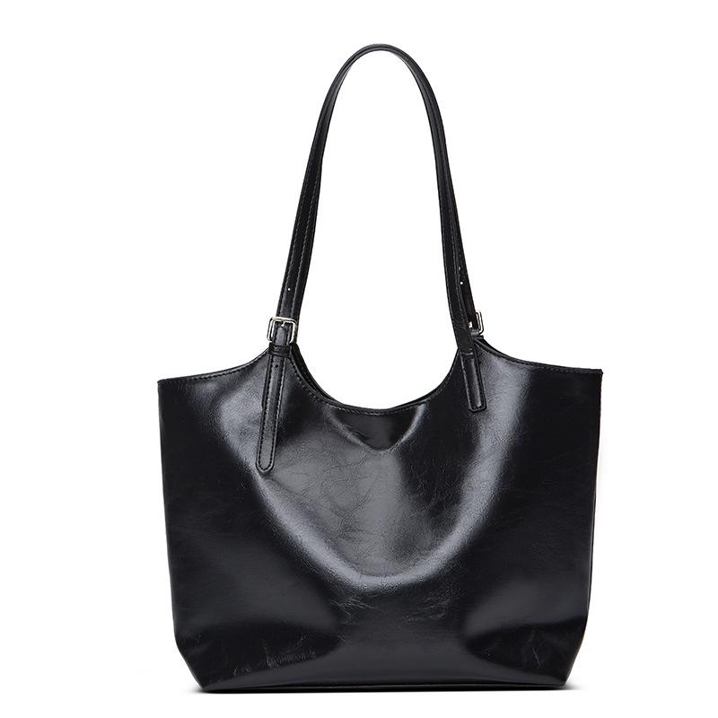 Retro Large-capacity Bag Women's Bag New Trendy Versatile Tote Bag Fashionable Shoulder Work Commuter Bag