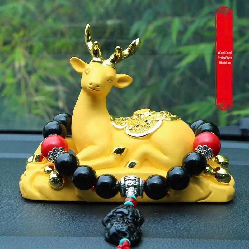 High-End Deer Car Ornament: Unisex Perfume for Center Console Decoration