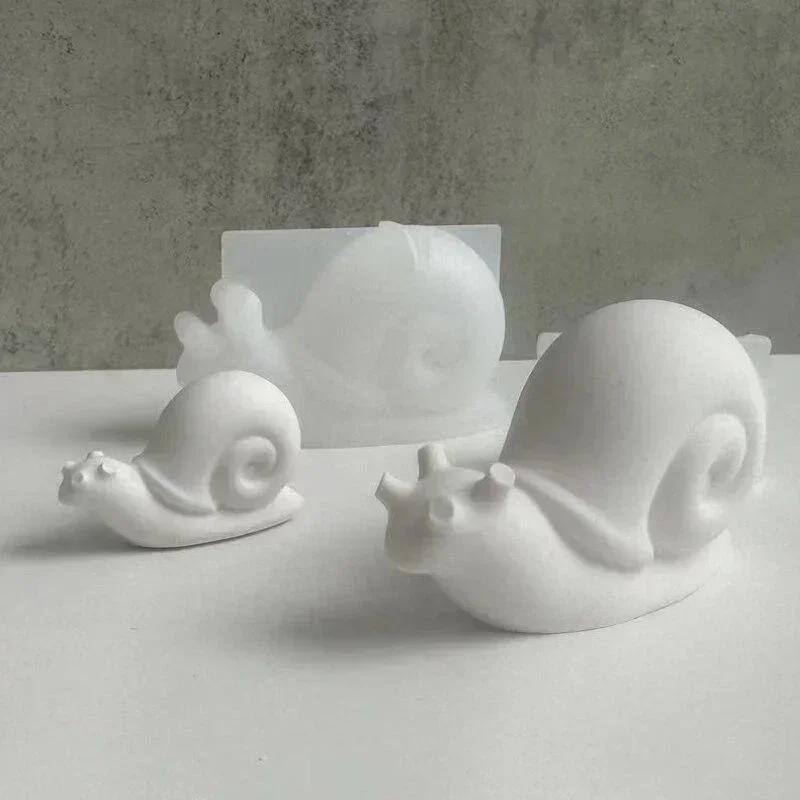 

Crystal Epoxy Resin Mold Lovely Snail Animal Mold Silicone Molds Casting Mold Snail Making Plaster Mould For Home Decor Ornament S