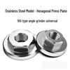 Universal Stainless Steel Anti-jamming Flange Nut Guard for 100 Angle Grinder