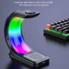 15W 4 in 1 RGB Licht Magnetischer kabelloser Ladeständer für iPhone 15 14 13 12 Airpod Apple iWatch 8 7 6 Schnellladestation
