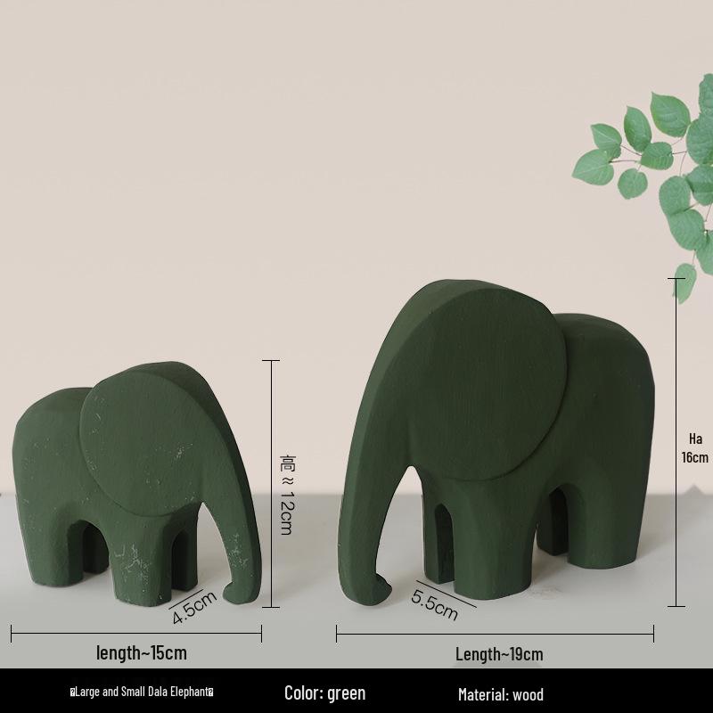 Adorno de Caballo de Madera Estilo Nórdico Morandi para Decoración de Hogar, Oficina o Sala de Estar
