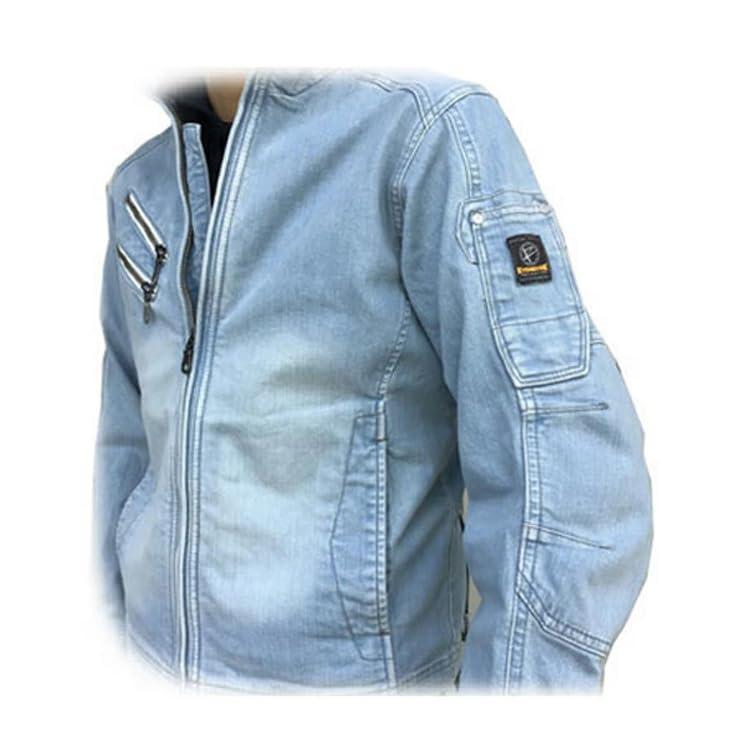 EVEN RIVER Stretch Blast Blouson USD707, Size 49, Ice Blue, Large, All Season