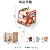 Mamimami Home Wooden Puzzle Shape Montessori Shape Fingertip Educational Birthday Gift Celebration Box, Fitting, Matching, Fitting, Children's Toy,