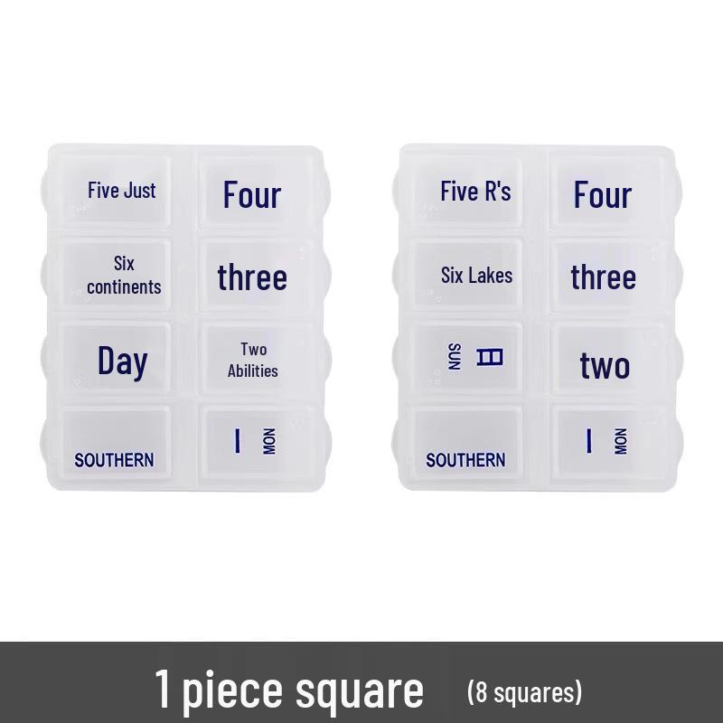 7-Day Portable Pill Organizer: Large Capacity, Morning-Noon-Evening Compartments, Compact Weekly Dispenser