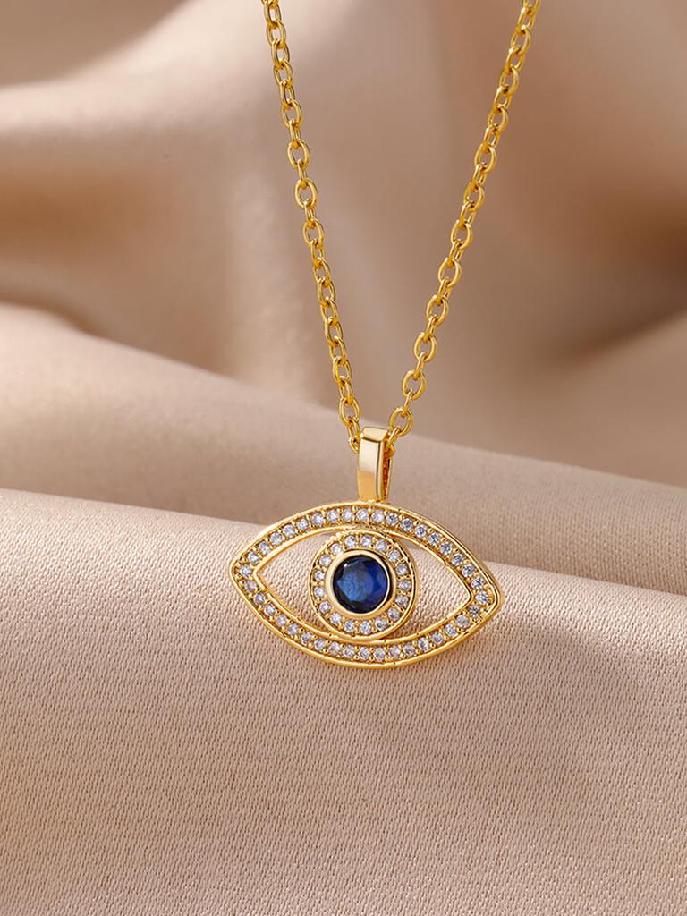 Pentagram Necklaces Pendants Stainless Steel  Chain Star Of David Choker Necklace For Women Jewish Jewelry Collares