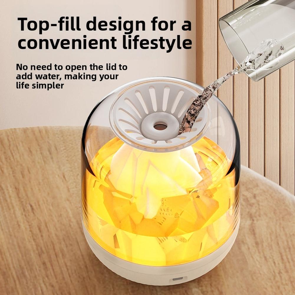 High-Volume Aromatherapy Humidifier, USB Rechargeable, Desktop Humidifier, Home Ambient Light Aromatherapy Machine