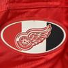 STARTER Años 90 Hecho en Corea Red Wings Chaqueta de bateo media cremallera Vieja NHL para hombre Usada