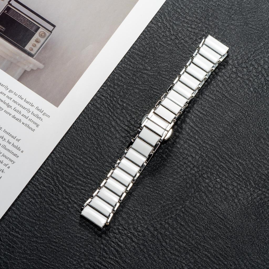 

18mm Universal Watch Strap For HUAWEI GT5 Pro 42mm GT5 41mm GT4 41mm Stainless Steel Band Butterfly Buckle Accessories Forerunner 255S