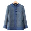 Embroidered Tang Suit Jacket: Grandma Style Autumn Wear for Middle-Aged Women