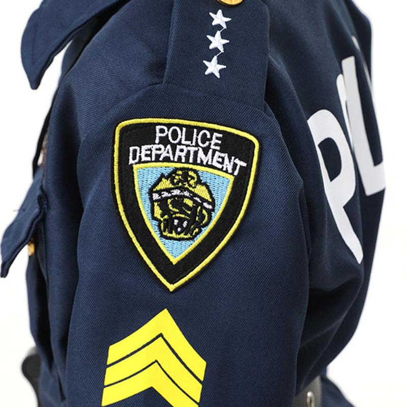 Halloween Children's Police Costume Clothes Cosplay Kids Game Clothes Performance Prom Party Anime Cosplay Clothing