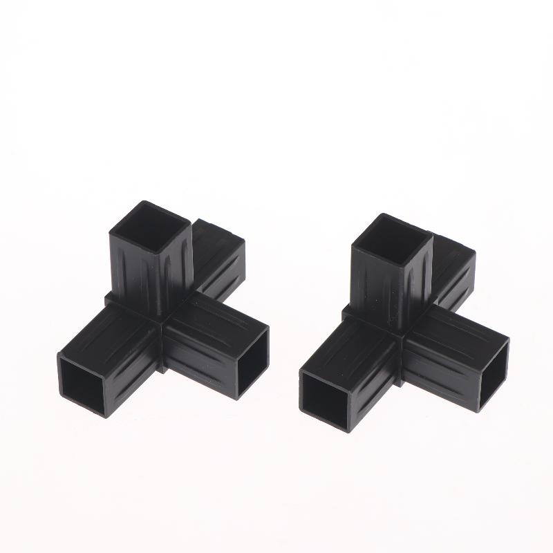 2/6/8/10/20Pcs Hexagonal 6 Through Plastic Fittings Abs Plastic Angle 22Mm Cross Square Pipe Fittings Pipe Angle Code
