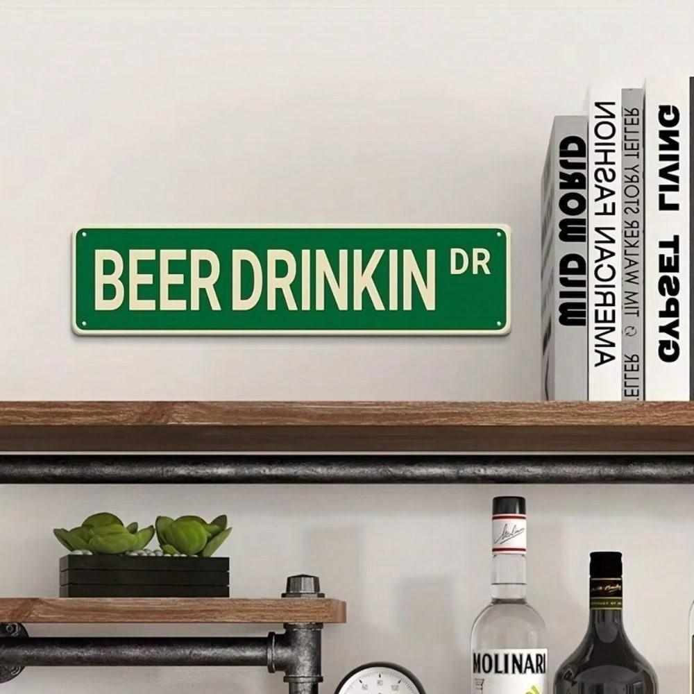 Vintage Beer Tin Sign Retro Wall Decor Metal Poster Bar Pub Kitchen Art