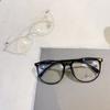 Transparent Computer Glasses Frame Women Men Anti Blue Light Round Eyewear Blocking Glasses Optical Spectacle Eyeglass EMA