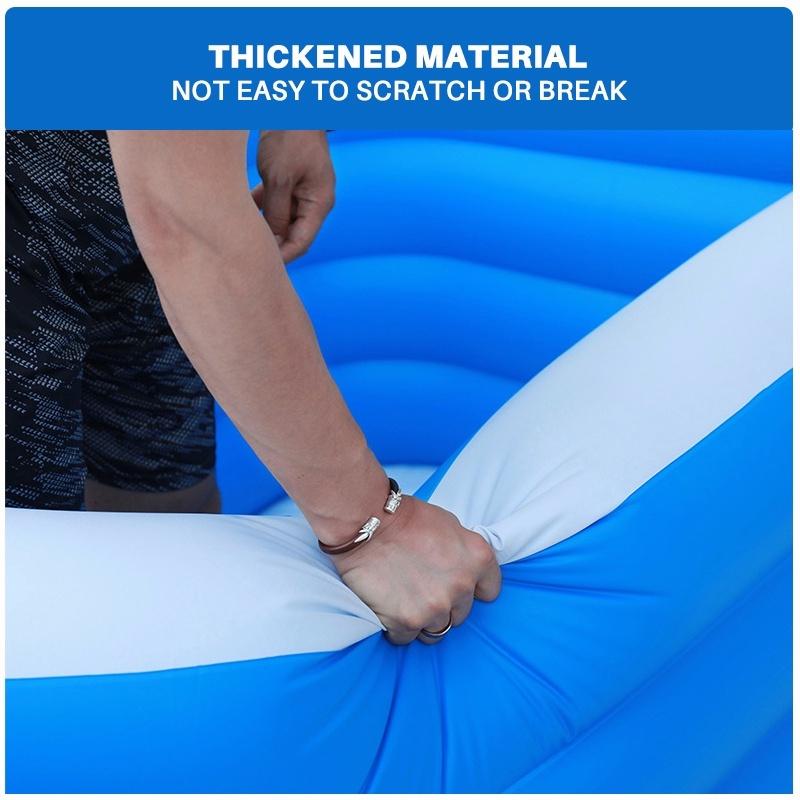 Baby Swimming Pool Inflatable Secure Design Kids Splash Pad Air Pump Included