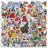 60Pcs Christmas Dwarf Goblin Santa Claus Stickers Vintage Notebook Luggage Motorcycle Laptop Decals Graffiti Sticker Kids Toy