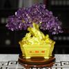 Natural Amethyst Fortune Tree Decoration Living Room Television Cabinet Home Decoration Crafts Gifts Desk Decoration Wedding