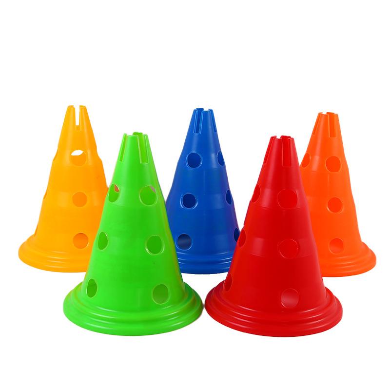8/18/23/30CM Perforated Sign Barrels Obstacles Road Cones Barricades Soccer Basketball Physical FitnessTraining Equipment