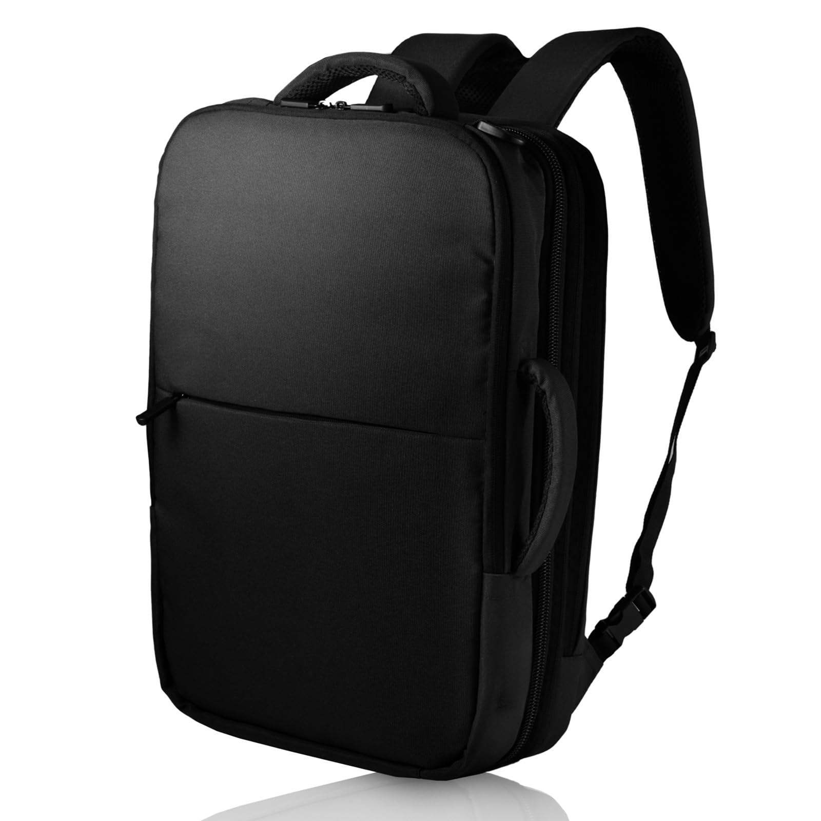 

Business Large Water Black [Grevio] Backpack, 2-way, 3-way, Thin, Capacity, Expandable, Repellent, Carry-on, Lightweight, Men s Backpack, USB, Black, чорний