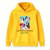 Kids Girls Boys Casual Hooded Sweatshirt, Unique Art Print Long Sleeve Pullover Hoodie, Comfortable Lightweight Daily Wear Tops for Children School Ou