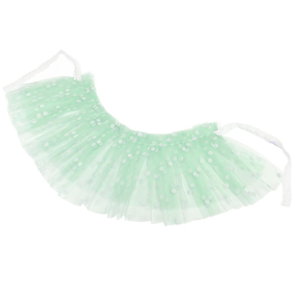 Baby Photography Mesh Skirt Soft Cute Newborn Photo Prop Princess Dress with Crown for Toddler Girls