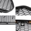 Matt Black Front Bumper Grill Grille Fit Ford Transit MK8 2015-2018 Raptor w/LED