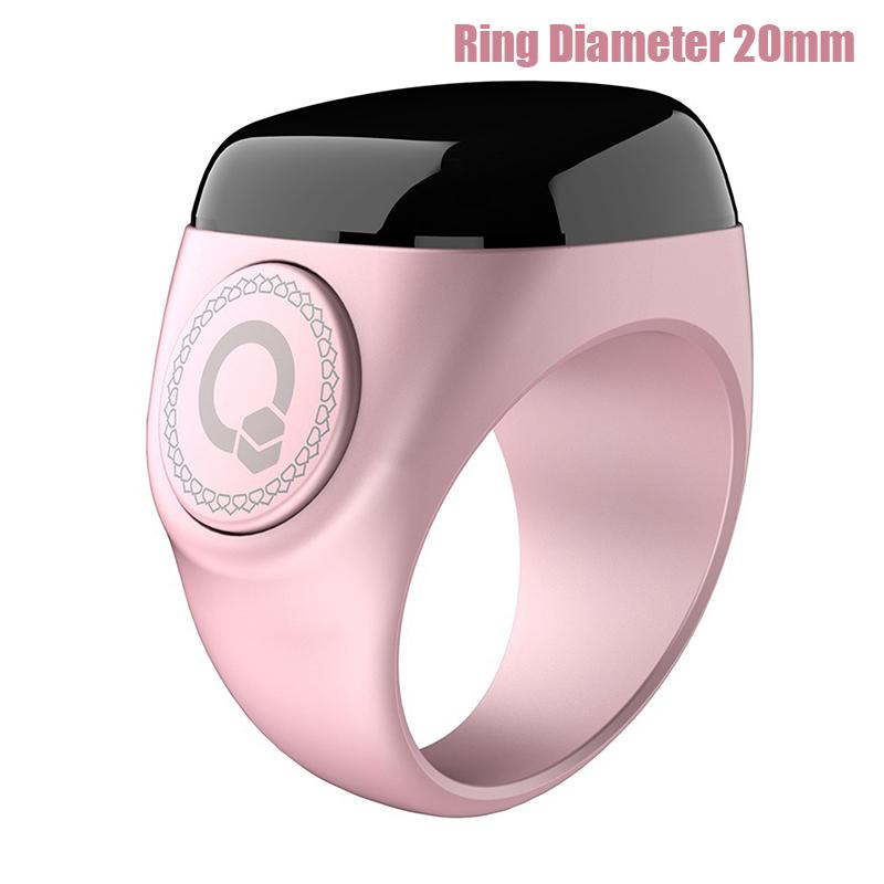 

Электронный цифровой счетчик пальцев Oled-дисплей Счетчик подсчета и напоминание о времени молитвы Счетчик подсчета молитв 20mm