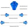 Bicycles Wheel Truing Stand Adapter Tool 12/15/20mm Thru Axles Hub Fixing Rod Bicycles Thru Axles Adaptors Hub Converter