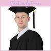 Graduation Cap With Sunshade And Large Brim For Adult Ceremony Celebrations