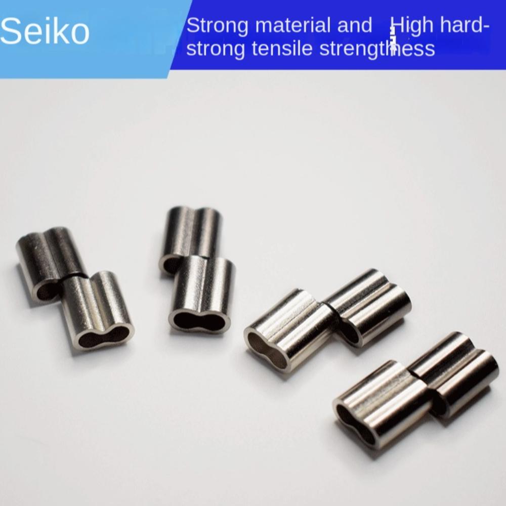 Fishing Line Crimping Tube Fishing Wire Tube Wire Crimp Connector Double Copper Tube
