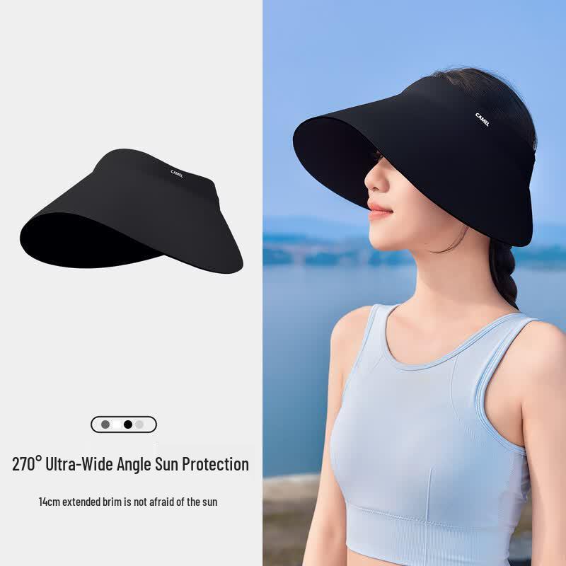 CAMEL Women's Ultra-Wide Brim UV Sun Visor