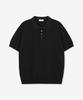 Tienjiti Hard Twist Washable Polo Knit (Black) Tnsw6E201Bk