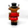 Nutcracker Christmas Decor Funny Resin Nutcracker Cow Small Figurines Soldier Animal Decor for Home Living Room Table Shelf