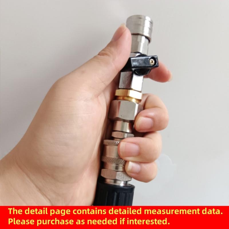 Anti - Entanglement Ball Valve, 1/4 Quick-connect Female Head & 3/8 Quick-connect Male Head, High-pressure Cleaner Accessories.