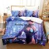 Game Kda The Baddest Bedding Set Single Twin Full Queen King Size Bed Set Aldult Kid Bedroom Duvetcover Sets Anime Bed Sheet Set