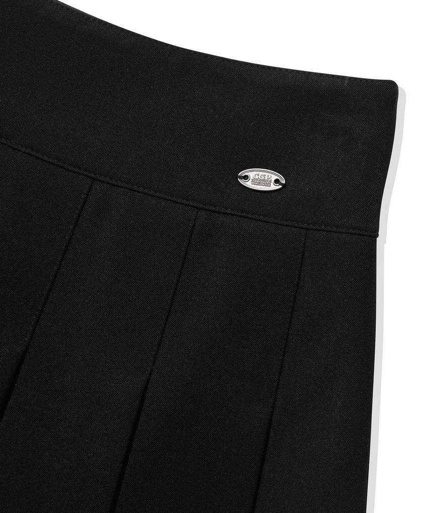 CGP (Women) Pleated Mini Skirt_Black
