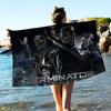 Anni '80 Film TV The T-Terminator Asciugamano da Spiaggia in Microfibra Assorbente Asciugatura Rapida Morbido Yoga Nuoto Resort Arrampicata su Montagna Asciugamano