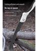 Folding Manganese Steel Hand Saw for Woodworking, Tree Cutting, and Gardening