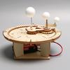 Kids Science Experiment Kit DIY Astronomical Space Globe Handmade Sun Earth Moon System Model Technology Craft Wooden Materials