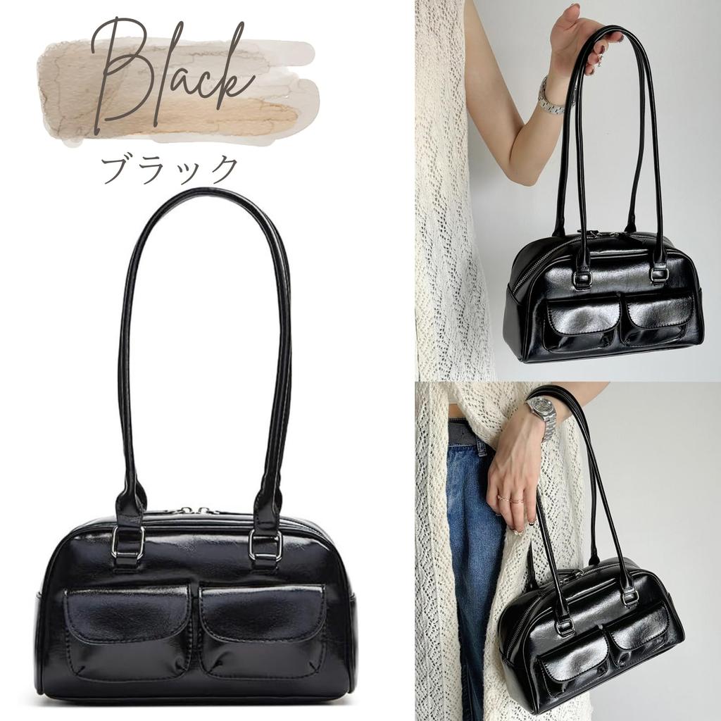 Harujio Mini Boston Tasche für Damen, Kleine Boston Tasche, Mini Tragetasche, Horizontale Tasche, Mini Boston Umhängetasche, Tragetasche, Horizontale Umhängetasche,