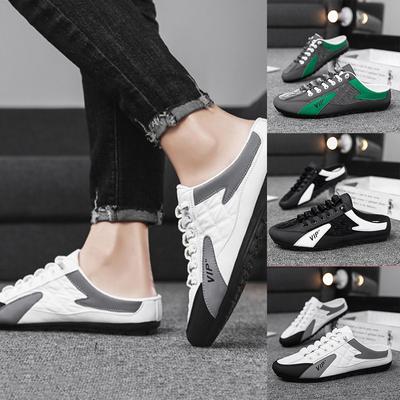 Men's Casual Shoes Non-slip Man Fashion Casual Half Slippers Lightweight Men's Fashion Trend Outdoor Walking Shoes