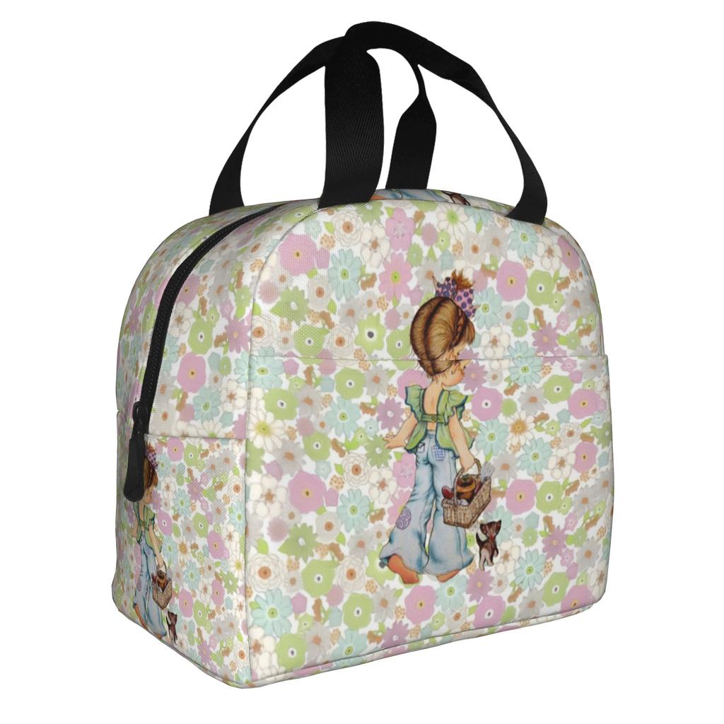 Cartoon S-Sarahs K-Kays Lunch Bag Men Women Kawaii Girl  Cooler Thermal Insulated Lunch Boxes for Adult Office