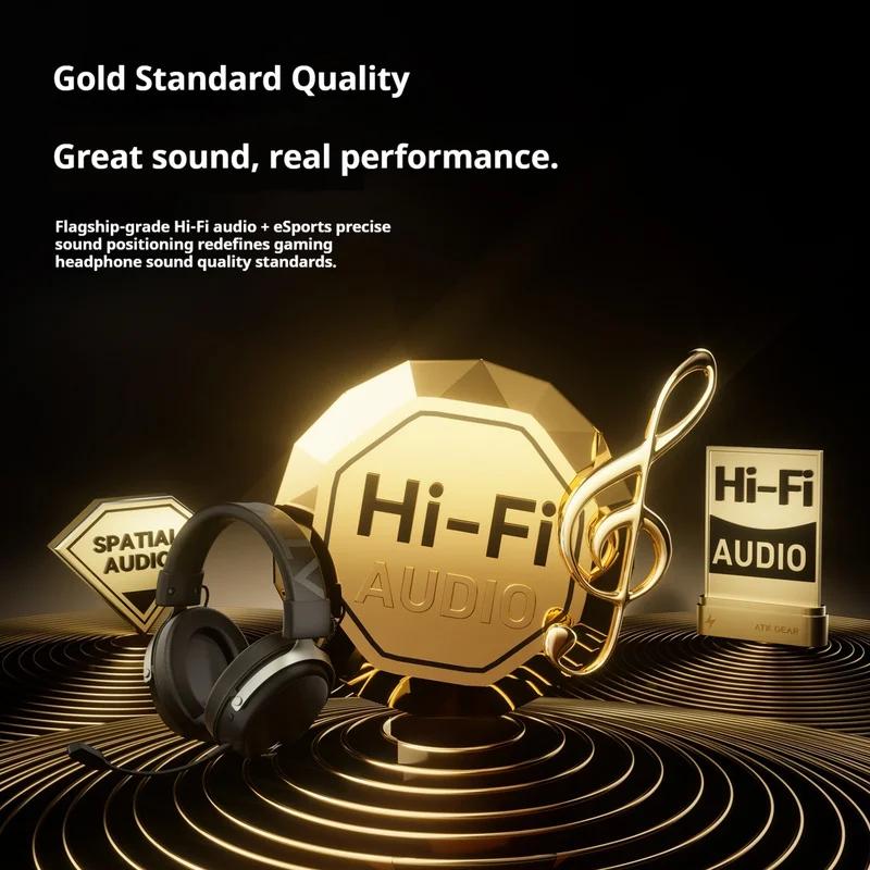 ATK N9 Pro Ultra Quad-Mode Bluetooth Earphones Custom, 8 Speed Intelligent Adjustment, SpeedX Gen 2, HUB 3.0 Audio System Gift